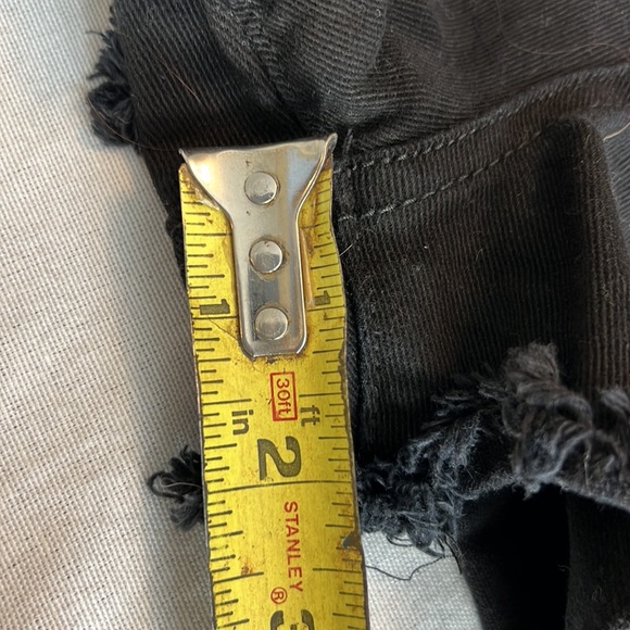 ⭐️ NOBO No Boundaries black denim cut off short shorts women 17 - Picture 9 of 15